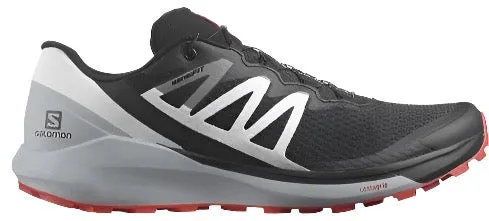 Salomon Men's Sense Ride 4 Black Pearl Blue Poppy Red